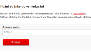 Jak přidat stránky do vyhledávače Seznam.cz